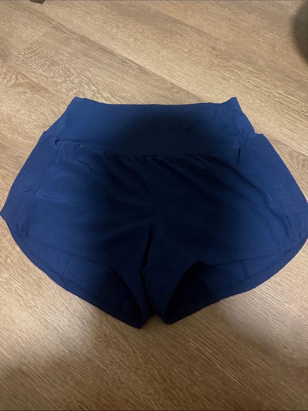 Women’s High-Waist Athletic Shorts — Navy